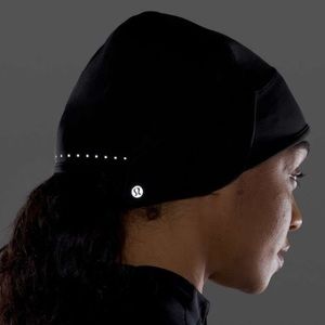 Lululemon Black Run For It All Beanie Winter Hat